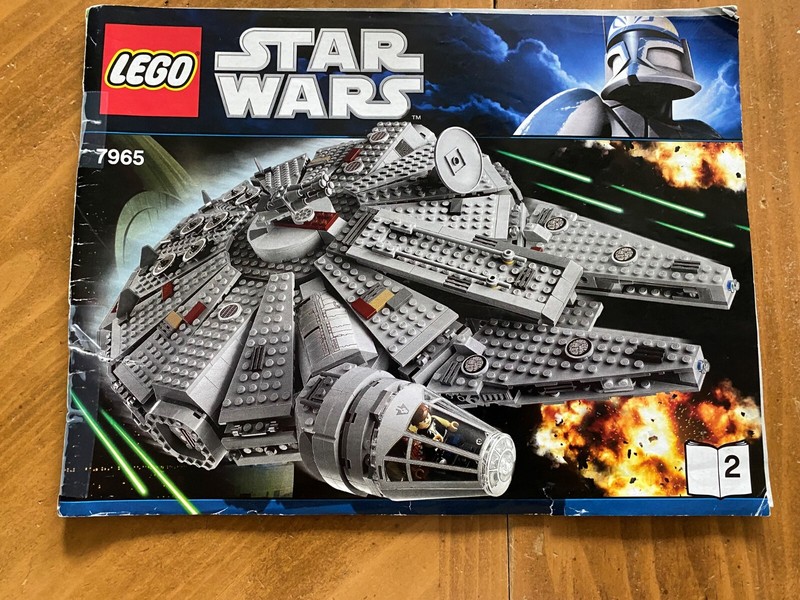 Lego - 7965 Instruction Manual Star Wars Millennium Falcon Book #2 Only