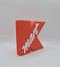 1994 - 2004 Era KMart Department Store Logo Desk Shelf Art Decor Two Sizes