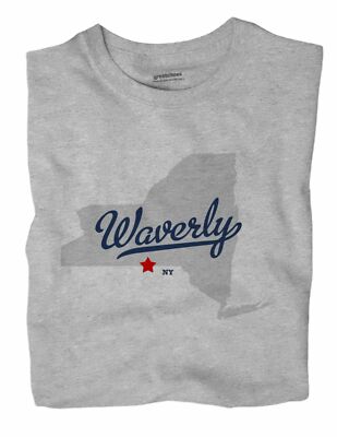 Waverly New York NY T-Shirt MAP