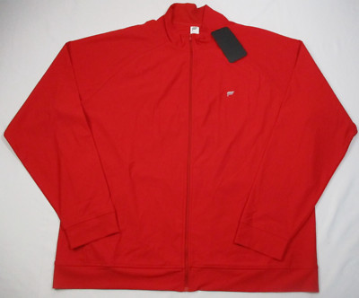 Fabletics The Breakline Track Jacket Mens XXL Red Golf Running Stretch Full Zip