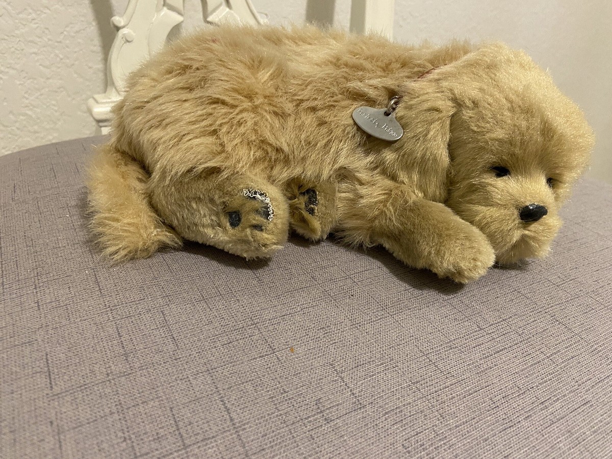 Perfect Petzzz Golden Retriever Realistic Breathing Sleeping Puppy Plush