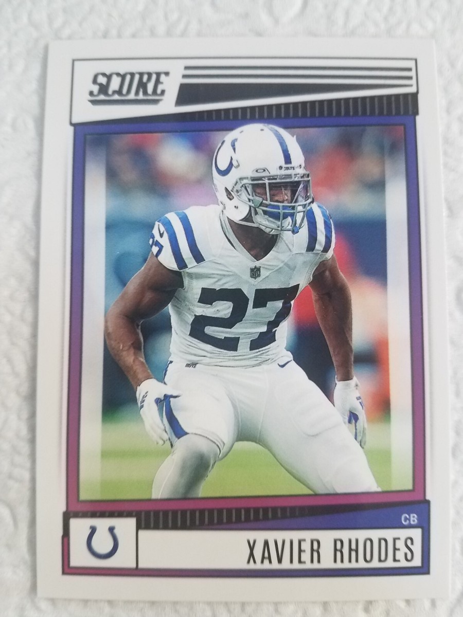 XAVIER RHODES INDIANAPOLIS COLTS 2022 PANINI SCORE FOOTBALL #15