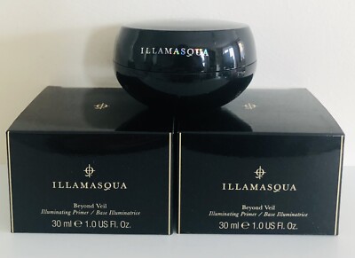 Illamasqua Beyond Veil Skin Glowing Gel Illuminating Face Primer 30ml x 2 Neu in OVP