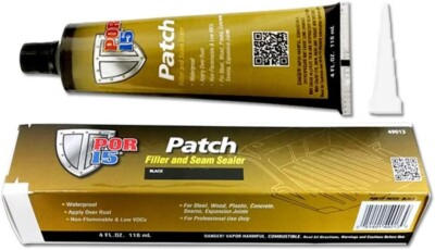 #ad New POR 15 49013 Patch Filler amp; Seam Sealer Ultimate Filler Adhesive Black 4 Oz $27.36
