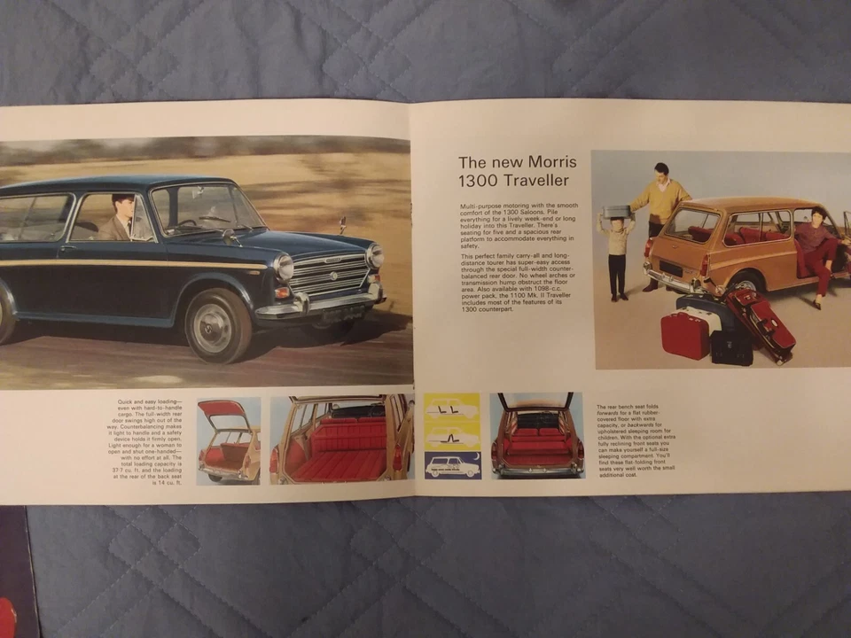 MORRIS 1300 INCORPORATING 1100 Mk II BROCHURE ILLUSTRATIVA  1971  IN INGLESE - Immagine 3 di 4