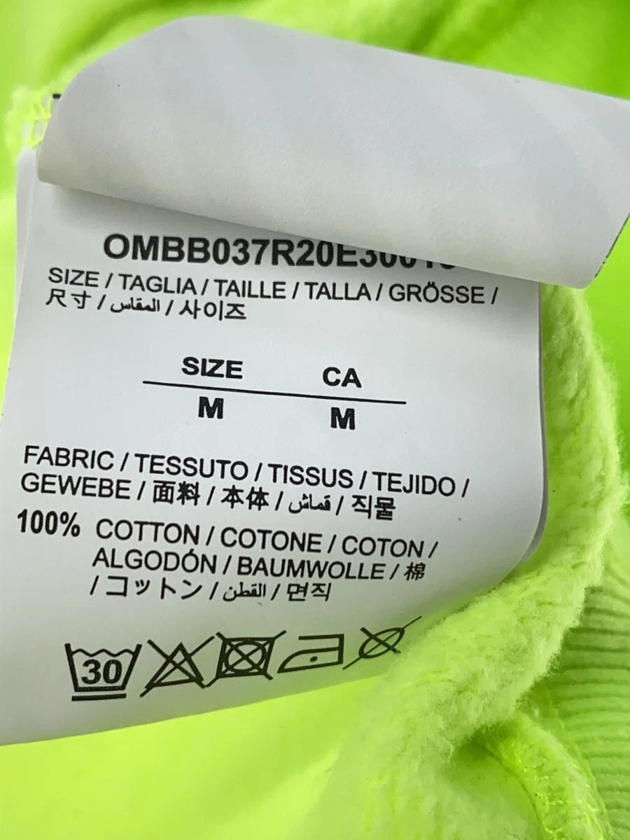 OFF WHITE Felpa con cappuccio OFFWHITE verde M usata