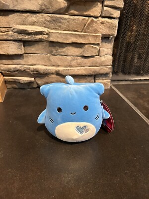 New 5'' Inch Nitro the Shark Valentine Squishmallow NWT