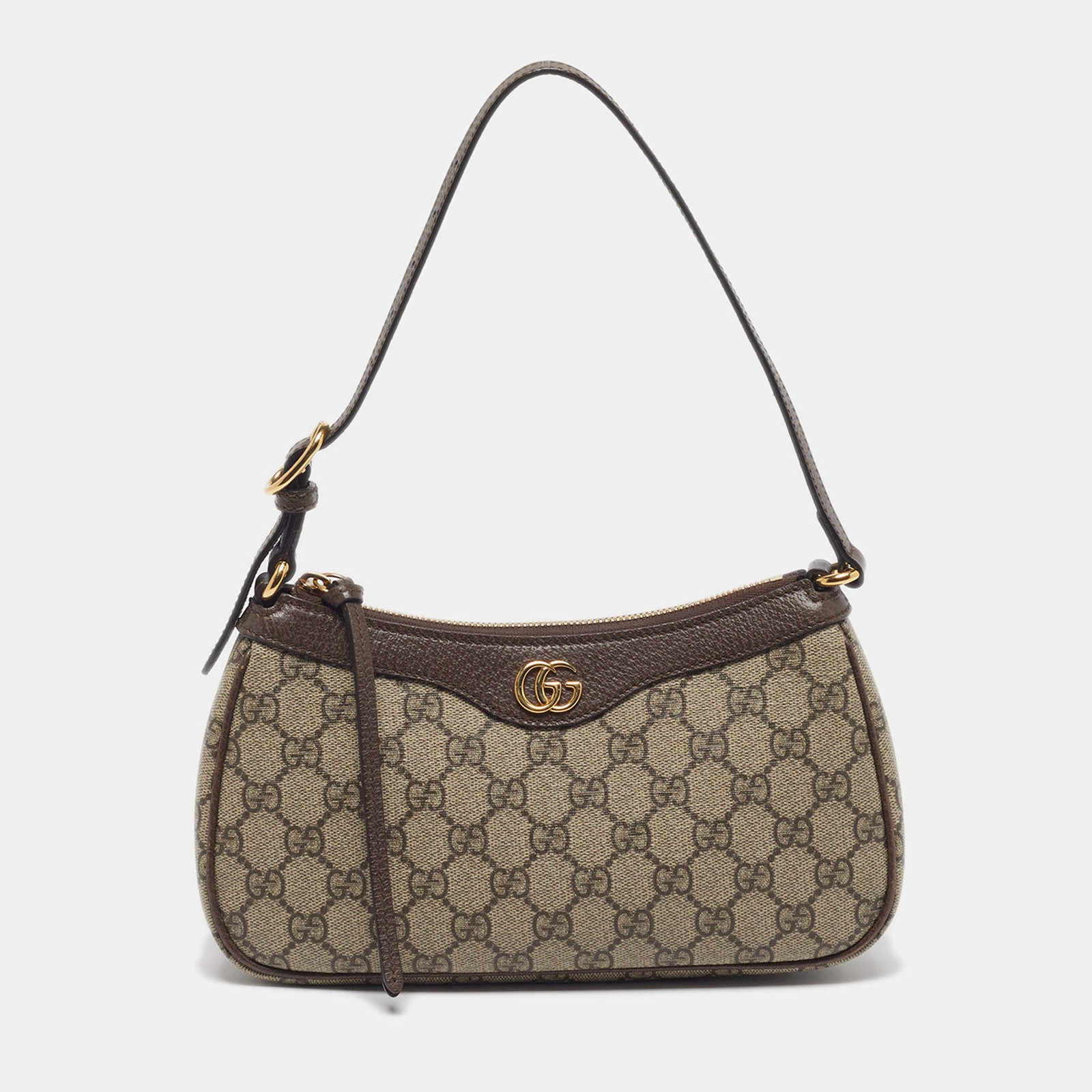 Gucci Ophidia Small BrownBeige Supreme Canvas Shoulder Bag