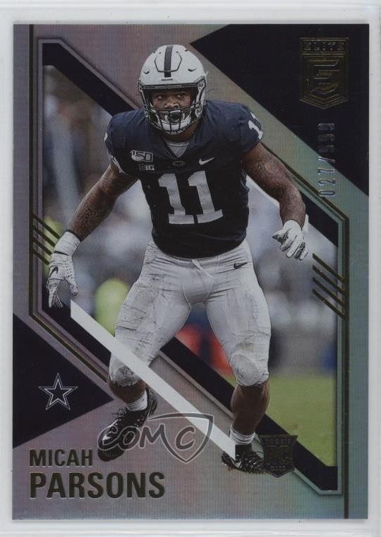 2021 Panini Donruss Elite Rookies 27/999 Micah Parsons #158 1n98