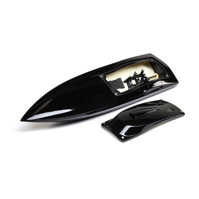 [DE] PRO-BOAT Hull and Canopy Set, Black: Impulse 32 - PRB281096
