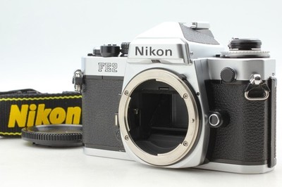 [Near MINT] Nikon FE2 Silver 35mm SLR Film Camera Body Only From JAPAN
