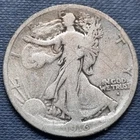 1916 S Walking Liberty Half Dollar 50c Nicely Circulated #101723