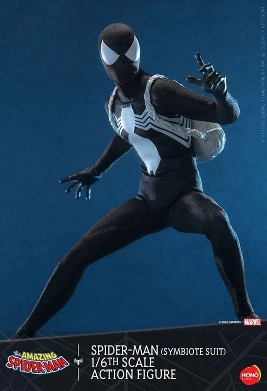 Hot Toys Hono Studio Amazing Spider-Man Symbiote Suit 1/6 Action Figure NEW - Image 2 of 4