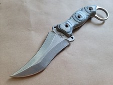 Busse Custom Shop Triceratops, Stonewashed INFI, Black And Tan G-10
