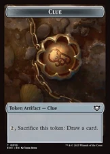 Clue C Token Foil #10 | TEOC Edge of Eternities Commander Tokens | MTG