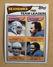 Click to enlarge Theotis Brown / John Harris / Steve Largent / Jacob Green