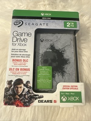 XBox Game Drive Seagate 2TB - Gears 5 - Limited Edition - Neu - Sammlerstück