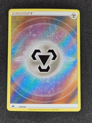 Metal Energy 159/159 Ultra Rare Crown Zenith Pokemon Card NM+
