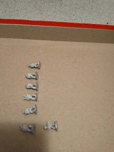 GZG Stargrunt 15mm Power Armor Soldiers And An Alien. Unpainted Vintage