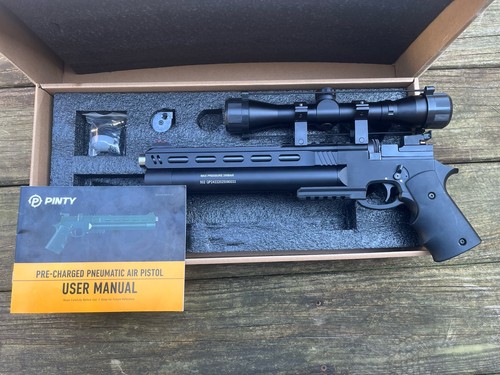 Pinty PCP Buster Gun .22 Caliber 600 FPS Air pistol with scope -Used