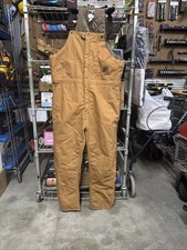 Berne Apparel Men  s Insulated Bib Overalls Size XL Regular Duck Fabric 48/50