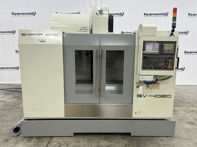 Sharp SV-4020 CNC Vertical Machining Center, VMC (Low Cut Hours)