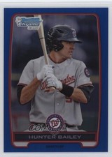2012 Bowman Draft Chrome Picks Blue Refractor 143/250 Hunter Bailey #BDPP150 z7j