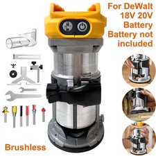 30000RPM 6 Speed Brushless Wood Trimmer Compact Router For DeWalt 18/20V Battery
