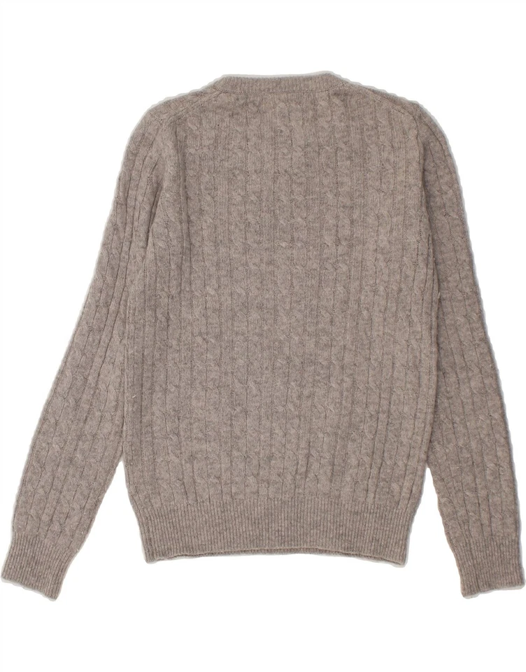 JACK WILLS Womens Boat Neck Jumper Sweater UK 6 XS Grey Merino Wool BU06 - Image 2 of 3