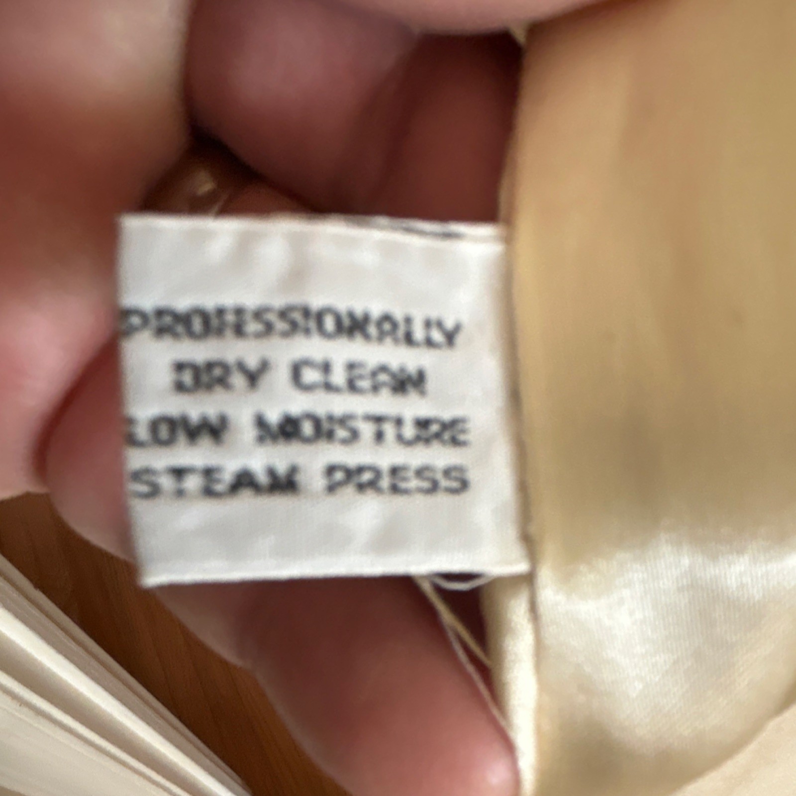 Bert Newman 100% Wool Beige Button Front Long Ove… - image 6