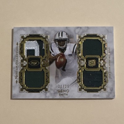 2013 Topps Museum Collection Geno Smith Jets Quad Qualities MRQR-GS Gold 21/25