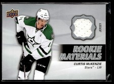 2014-15 Upper Deck Rookie Materials Curtis McKenzie Dallas Stars #RM32