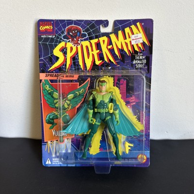 Vintage 1994 Spider-Man VUTURE Spreading Wing Action, Action Figure Toy Biz SOC
