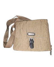 Baggallini Small Brown Crossbody Bag Purse Nylon Card Slots
