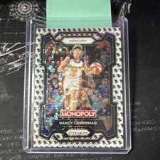 Panini Monopoly WNBA Nancy Lieberman  Mercury Monopoly Man #27 Prizm Parallel