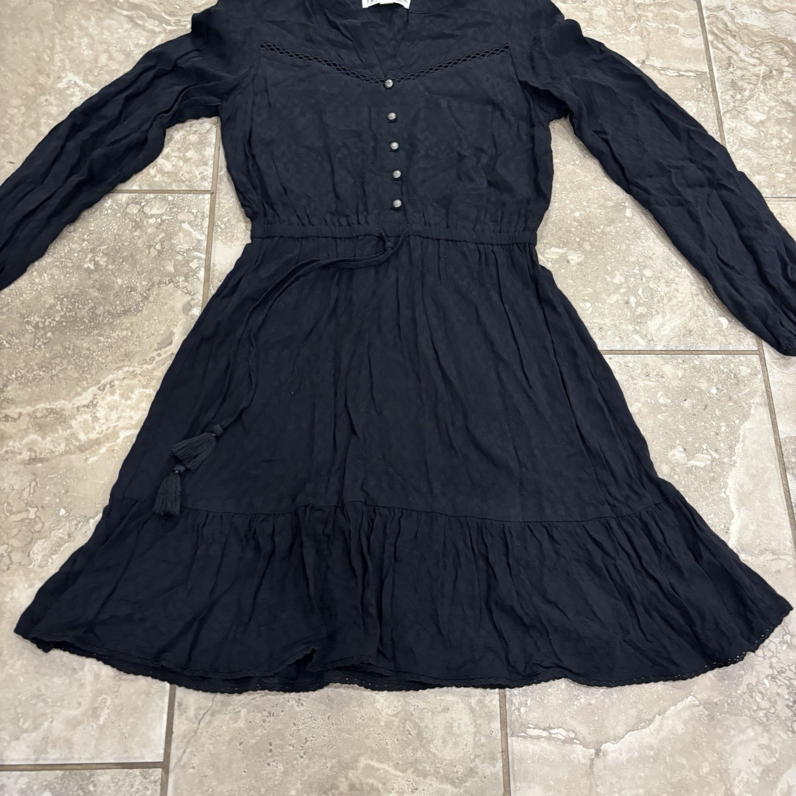 Idyllwind Fitzpatrick Solid Long Sleeve Mini Dres… - image 4