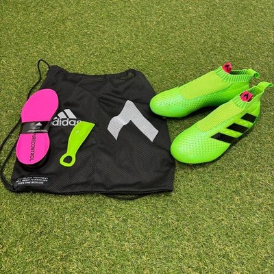 Adidas Ace 16 + Purecontrol FG/AG AQ4999 US 8 Football Soccer Cleats with Bag