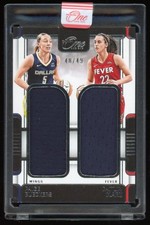 2025 Panini One and One Dual Patch RC Rookie Paige Bueckers / Caitlin Clark /49