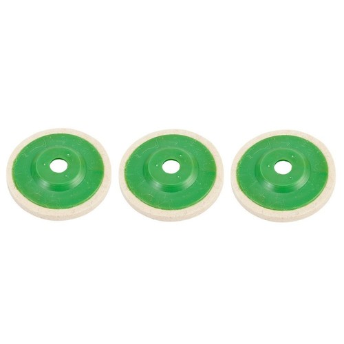Polierscheibe 3 Stück 4 Zoll 8 Mm/0.31 Zoll Dicke Filz Für Metall 100 Mm - Bild 17 von 20