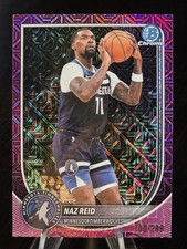 2025 Bowman Chrome Naz Reid Timberwolves #BCV-104 Fuscia Mojo /299 🔥🔥