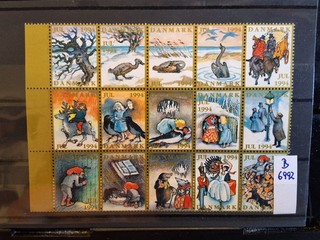 DÄNEMARK 🇩🇰 BRIEFMARKEN JUL MARKEN WEIHNACHTSMARKEN LOT B 6992