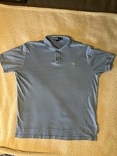 Polo By Ralph Lauren Light Blue Short Sleeve Men's Shirt Size XL