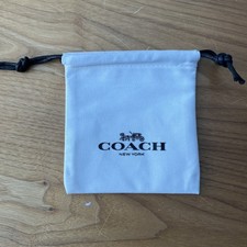 Coach Drawstring Dust Bag - Storage Dust Cover For Jewelry Bag Charms About 5x5"