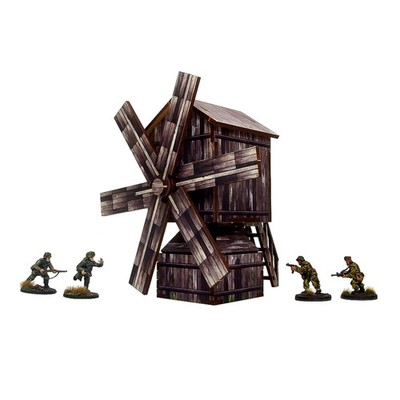 WW2 Ostfront Windmill - Pre Painted MDF Scenery - Bolt Action Micro Art Studios