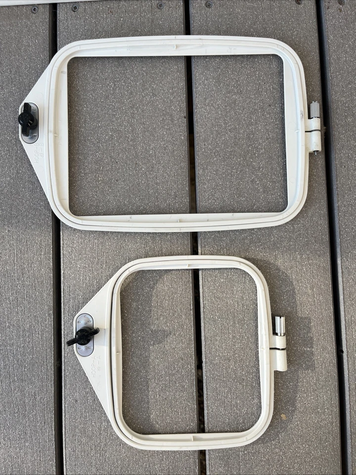 Janome Memory Craft Bordado Aro A y Aro B Accesorio Accesorio Accesorio con Libro Foto 3 de 4