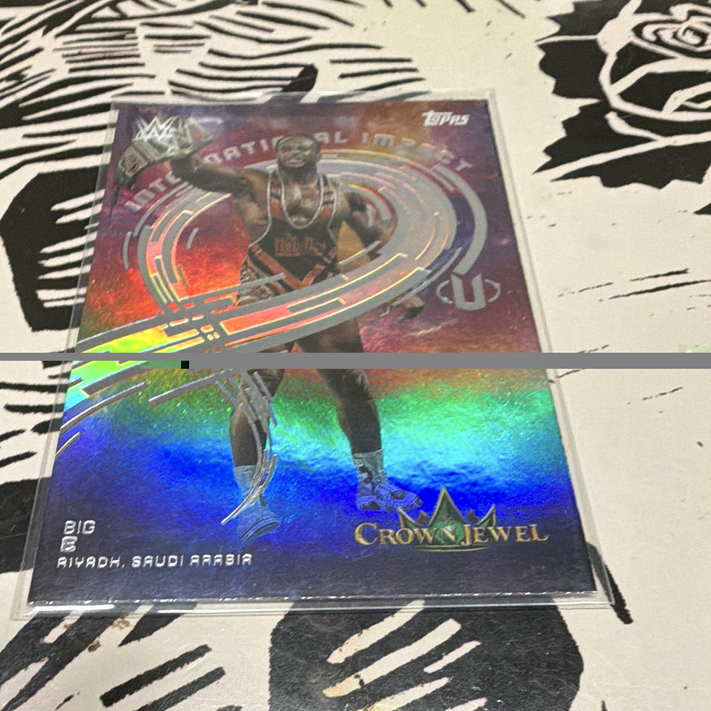 Topps 2025 Topps Universe WWE Big E International Impact Insert Card #IIM-15