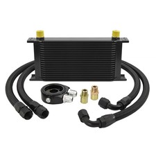 19 Row AN10-10AN Stacked Plate Oil Cooler Universal Engine Transmis... Fast Ship