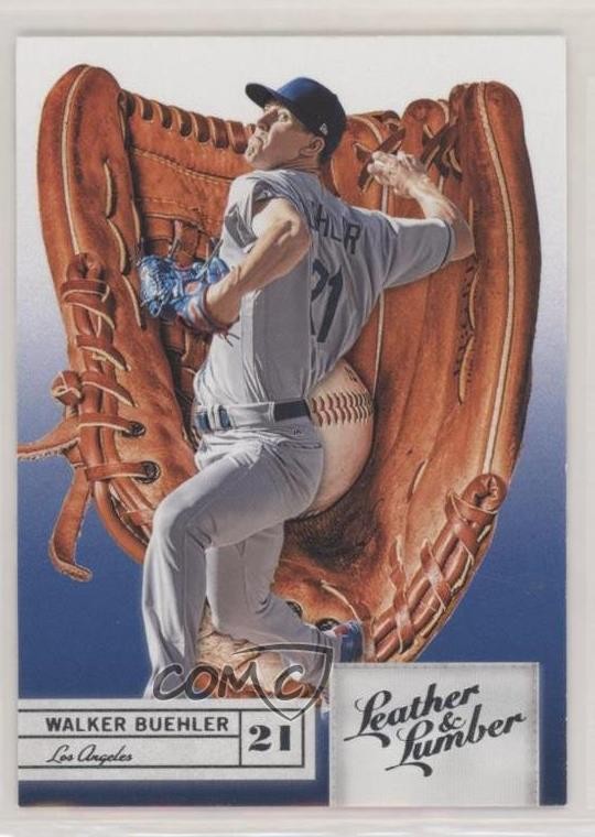 2019 Panini Leather & Lumber Gloves Walker Buehler #44 0jl3