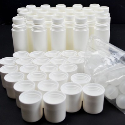 Unused Roll On Deodorant Empty Containers Large 3oz Essential Oils - Lot of 25