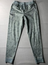 Under Armour Youth Boys Loose Fit Fleece Jogger Sweatpants Green Speckled XL